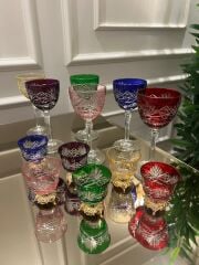 Püskül Kesme Kadeh ve Lokumluk Seti