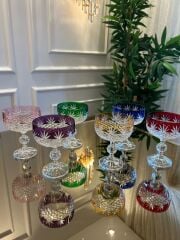 Venüs kesme kristal tatlı kup & dondurmalık