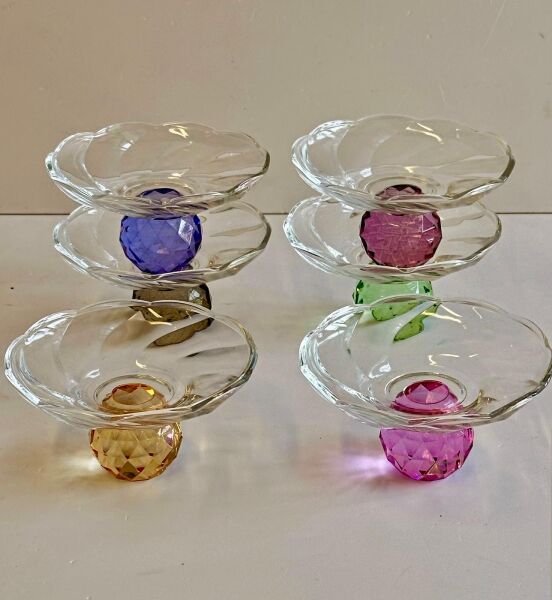 Kristal top ayaklı  lokumluk