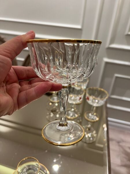 6'lı Kristal Tatlı Kup