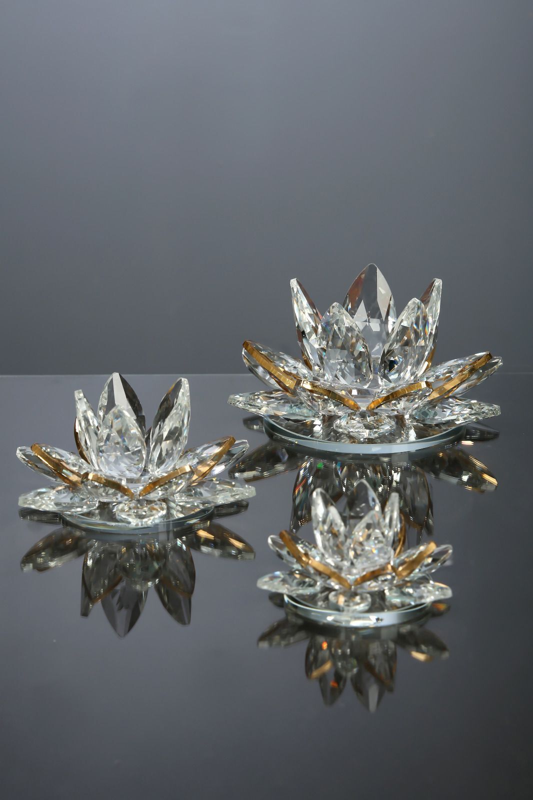 3 lü kristal lotus