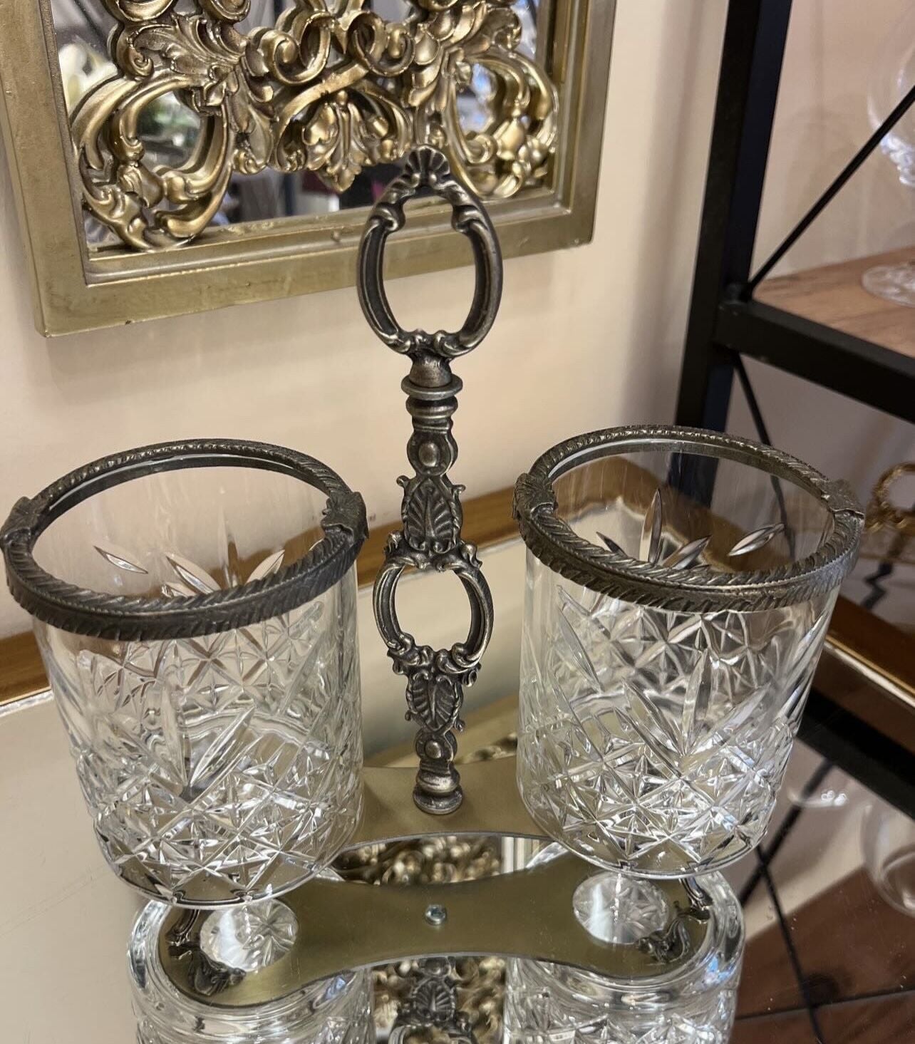 2 li antik eskitme kaşıklık