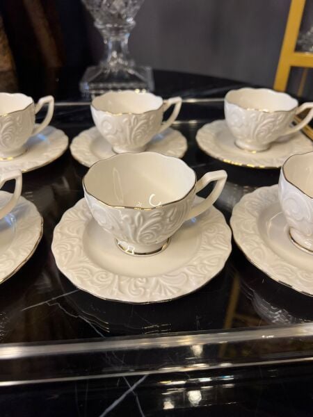 Porselen Türk Kahvesi Fincanı Seti