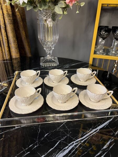 Porselen Türk Kahvesi Fincanı Seti