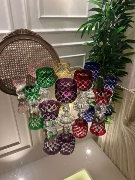 Yıldız Kesme Kadeh ve Lokumluk