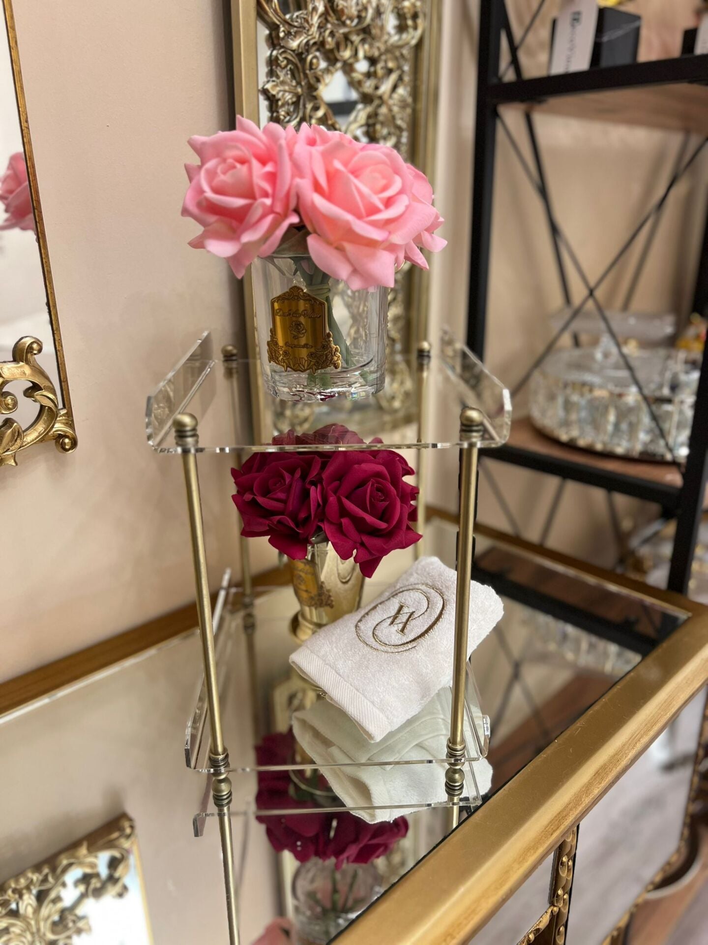 2 Katlı Pleksi Stand