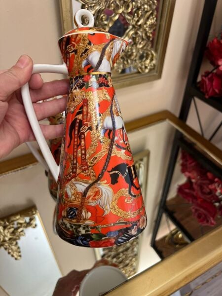 Hermes Model Porselen Yağdanlık